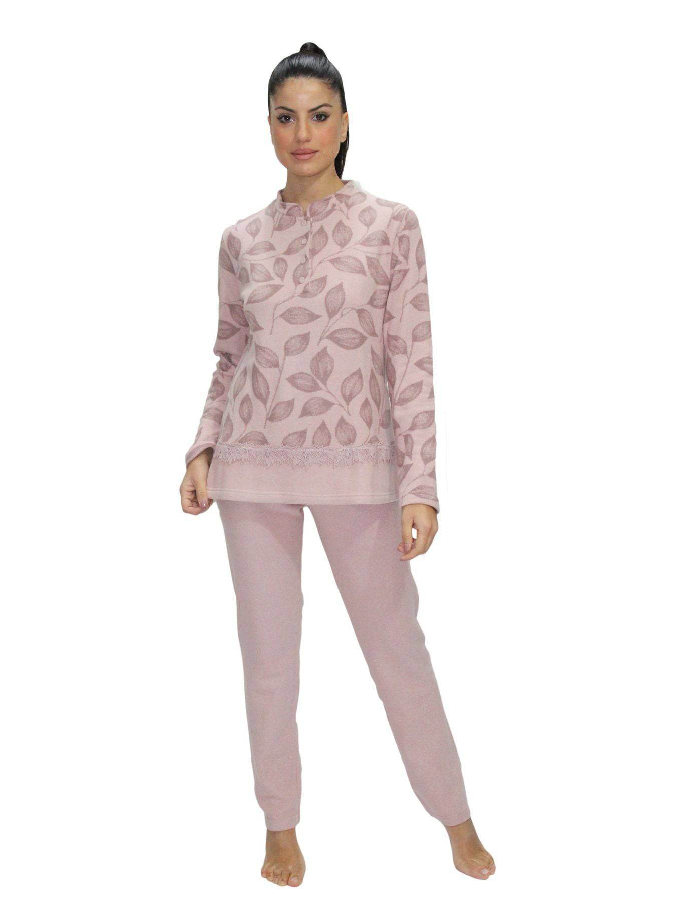 Pigiama Lungo Donna I2316 Fida - evabiancheria